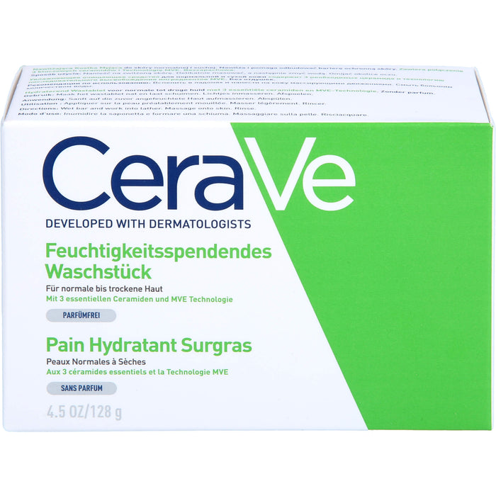 CeraVe Feuchtigkeitsspendendes Waschstück, 1 pcs. bar of soap