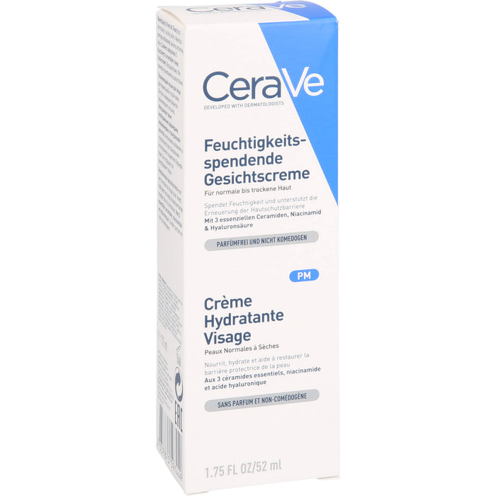 CeraVe feuchtigkeitsspendende Gesichtscreme, 52 ml Crème