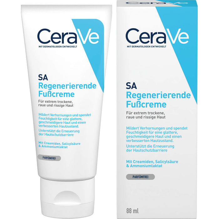 CeraVe SA regenerierende Fußcreme, 88 ml Cream