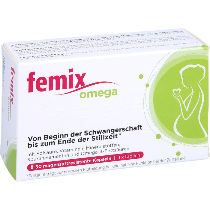 Femix Omega Kapseln Schwangerschaft & Stillzeit, 30 pc Capsules