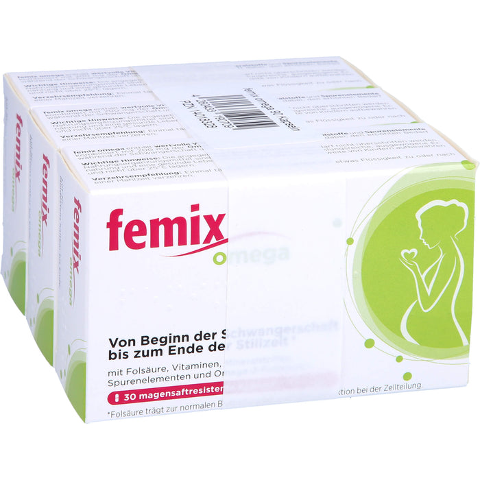 Femix Omega Kapseln Schwangerschaft & Stillzeit, 90 pc Capsules