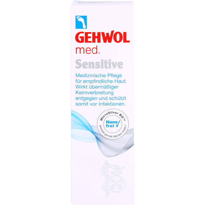 GEHWOL med Sensitive Pflege für empfindliche Haut, 125 ml Crème