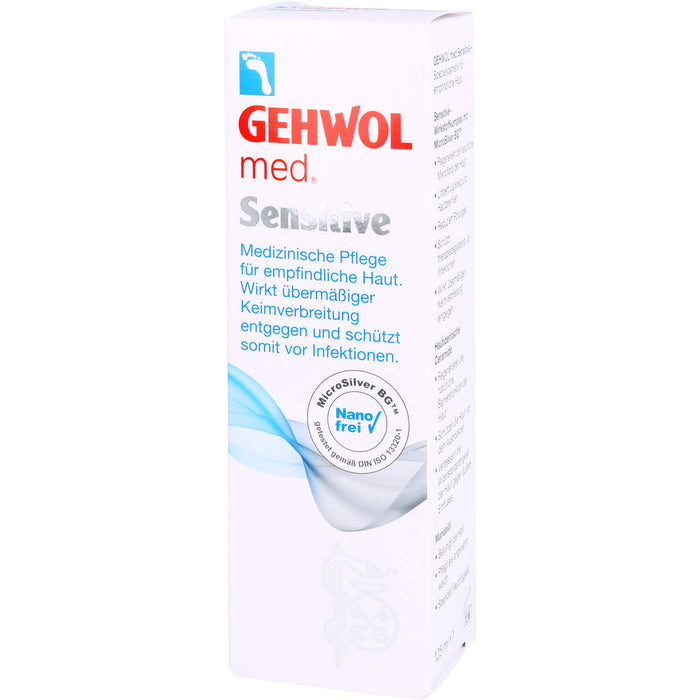 GEHWOL med Sensitive Pflege für empfindliche Haut, 125 ml Cream