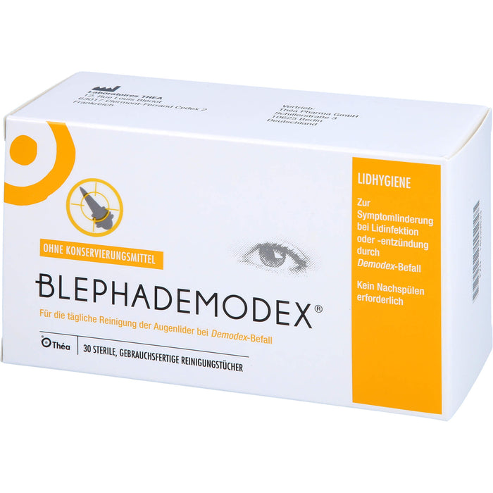 Blephademodex, sterile Reinigungstücher, 30 St. Kompressen