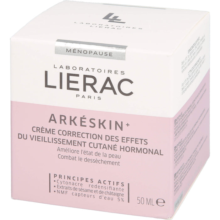 LIERAC Arkeskin Creme N + Lierac schwarze Kosmetiktasche gratis, 50 ml Creme