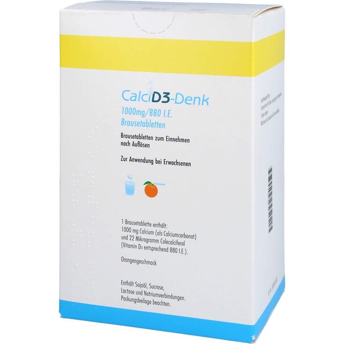 Calci D3-Denk 1000 mg / 880 I.E., Brausetabletten, 120 St BTA