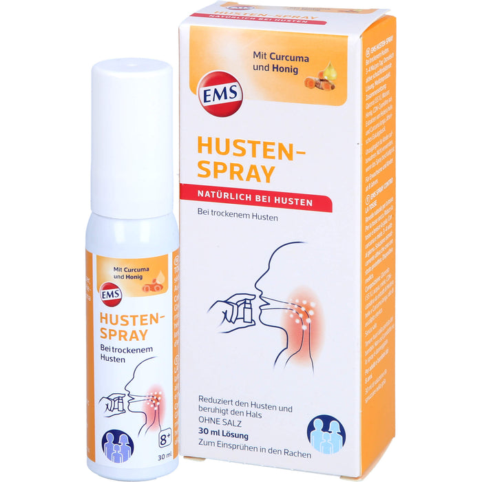 EMS Hustenspray bei trockenem Husten, 30 ml Lösung