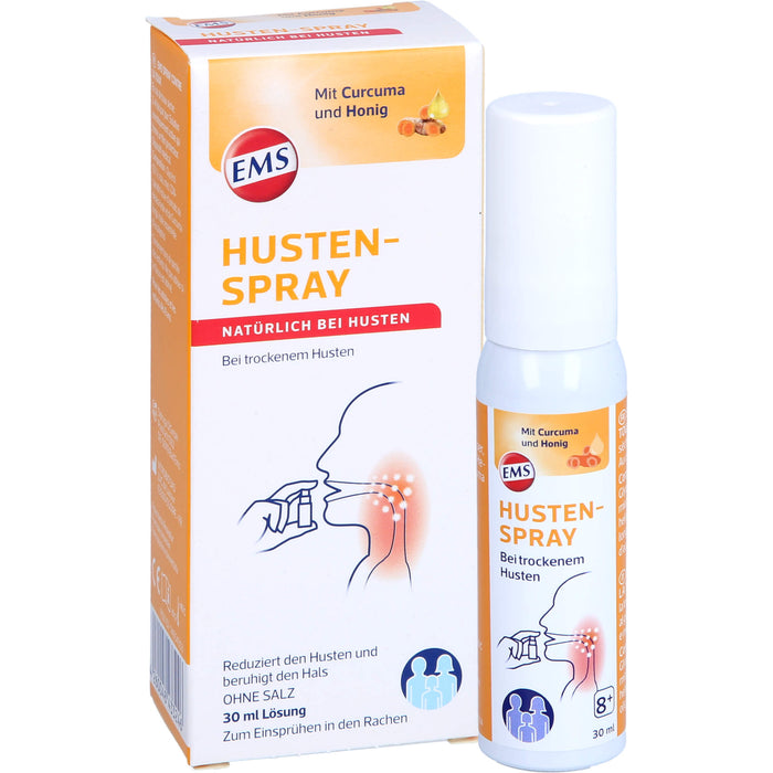 EMS Hustenspray bei trockenem Husten, 30 ml Solution