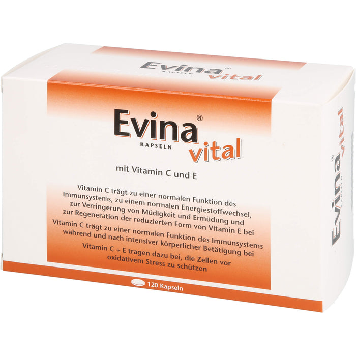 Evina vital Kapseln bei Vitamin C Mangelzuständen, 120 pcs. Capsules