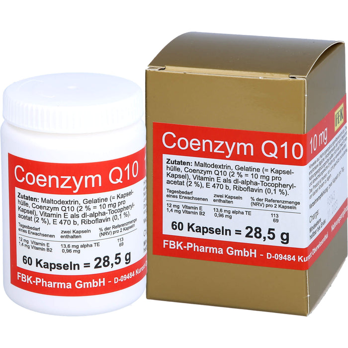 Coenzym Q10 10 Mg Kapseln, 60 St KAP