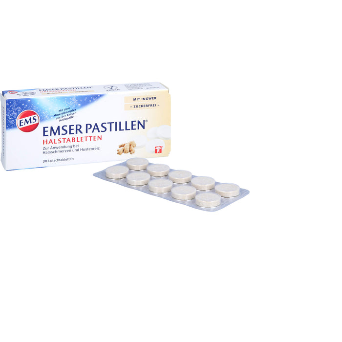 EMSER Pastillen bei Halsschmerzen und Hustenreiz, 30 pc Tablettes