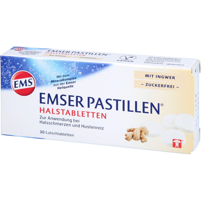 EMSER Pastillen bei Halsschmerzen und Hustenreiz, 30 pc Tablettes