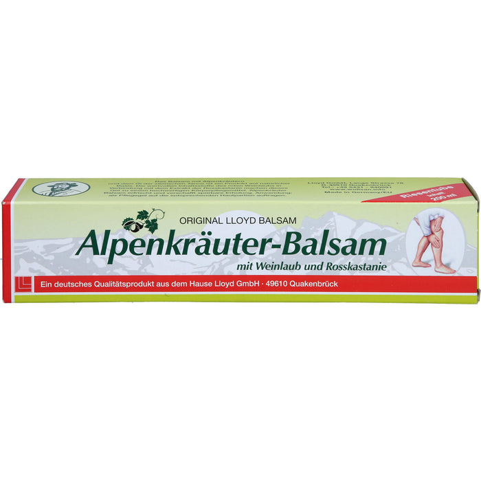 Alpenkräuter Balsam m. Weinlaub+Rosskastanie LLOYD, 200 ml BAL