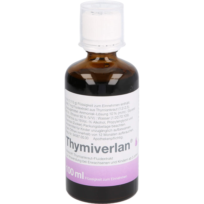 Thymiverlan, Flüssigkeit zum Einnehmen, 100 ml Solution