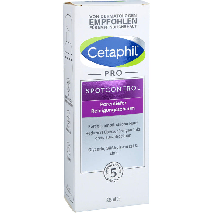 Cetaphil Pro SpotControl porentiefer Reinigungsschaum, 235 ml Foam