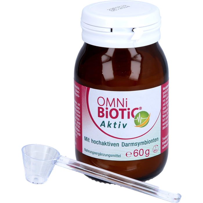 OMNi-BiOTiC Aktiv Pulver mit hochaktiven Darmsymbionten, 120 g Pulver