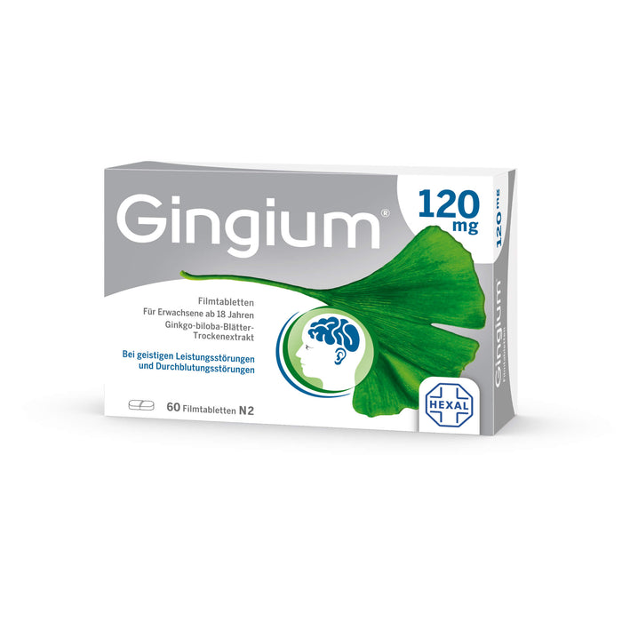 Gingium 120 mg Filmtabletten, 60 pcs. Tablets