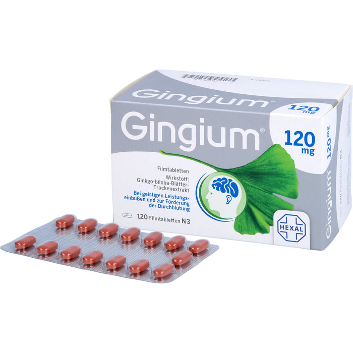 Gingium 120 mg Filmtabletten, 120 St. Tabletten