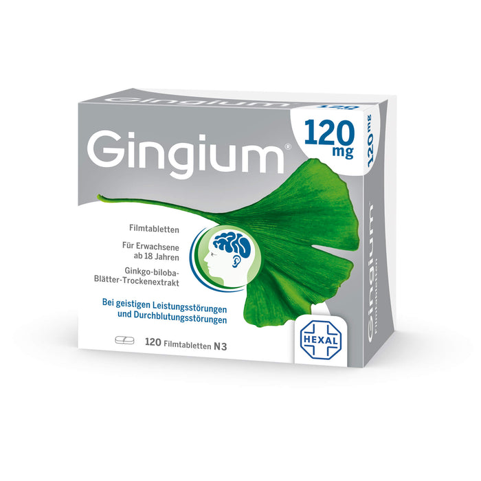 Gingium 120 mg Filmtabletten, 120 St. Tabletten