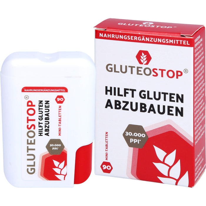 GluteoStop Tabletten hilft Gluten abzubauen, 90 pc Tablettes