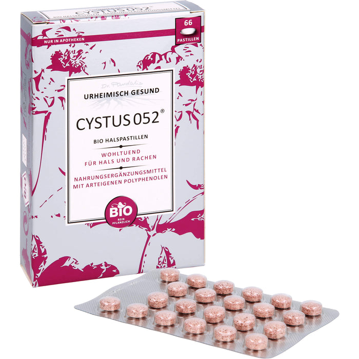 Dr. Pandalis CYSTUS 052 Bio Halspastillen, 66 pc Tablettes