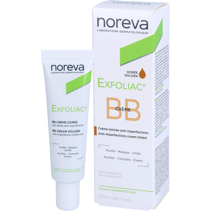 Noreva exfoliac getönte BB-Creme dunkel, 30 ml Creme