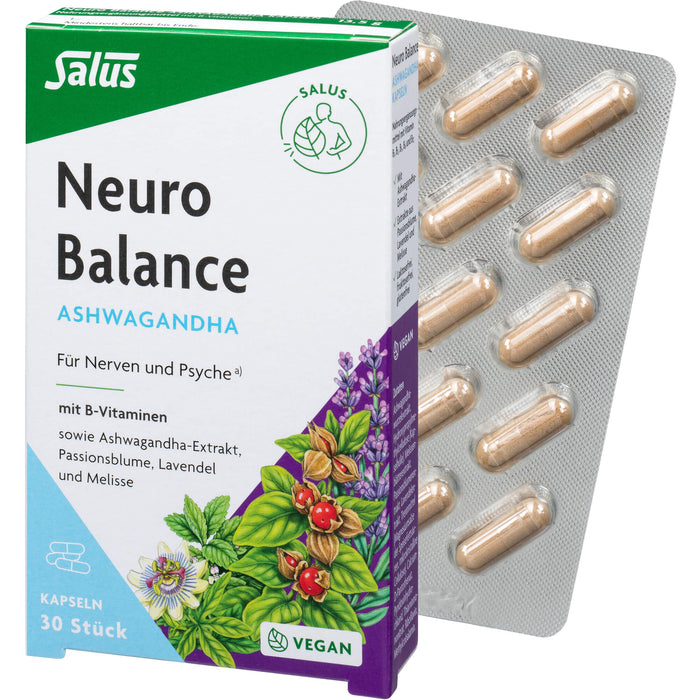 Salus Neuro Balance Ashwagandha Kapseln, 30 pc Capsules