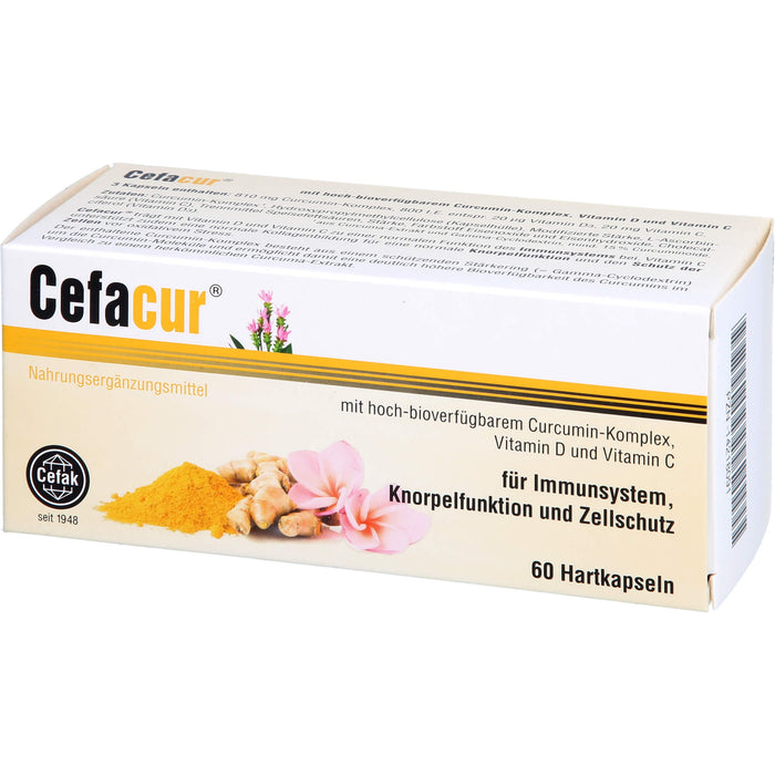 Cefacur Kapseln für Immunsystem, Knorpelfunktion und Zellschutz, 60 pc Capsules