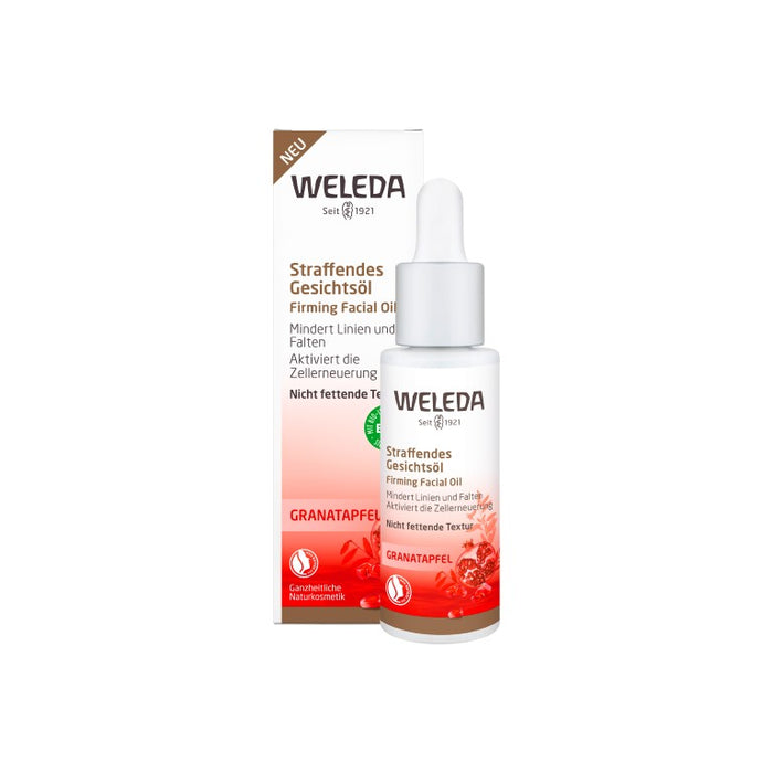 WELEDA straffendes Gesichtsöl Granatapfel, 30 ml Öl