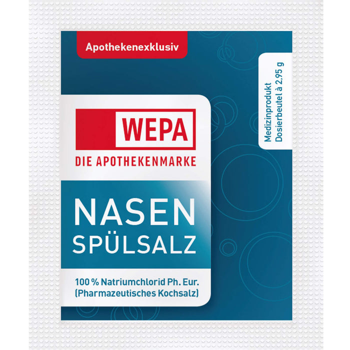 WEPA Nasenspülsalz Dosierbeutel, 20 pc Sachets