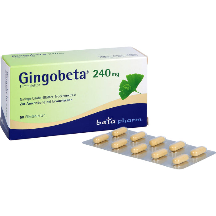 Gingobeta 240mg Filmtabl, 50 St FTA