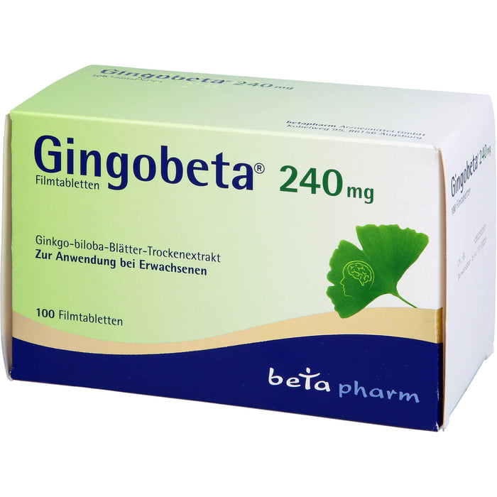 Gingobeta 240 mg Filmtabletten, 100 St FTA