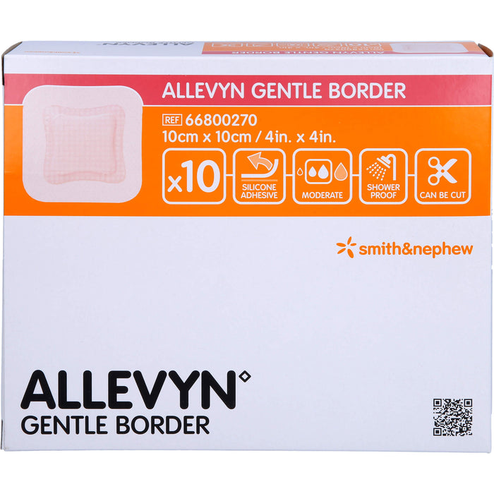 Allevyn Gentle Border 10x10 cm Schaumverb., 10 St VER