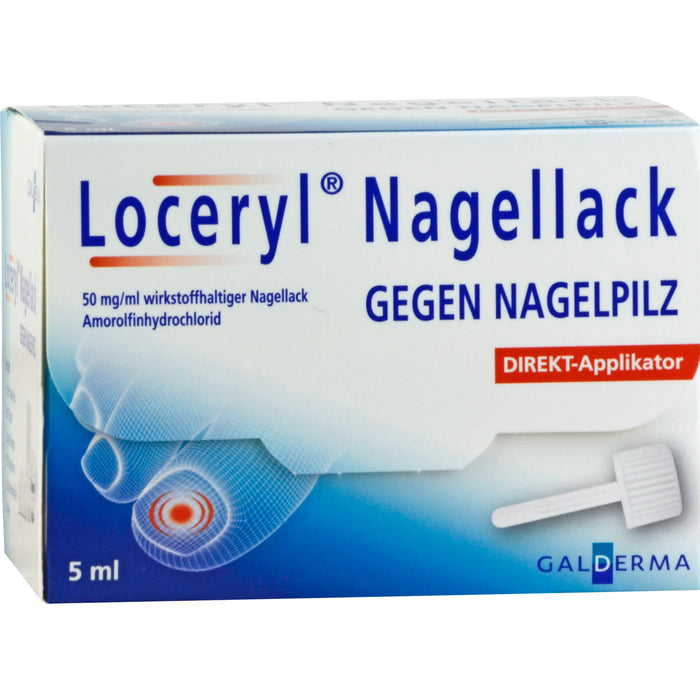 Loceryl wirkstoffhaltiger Nagellack gegen Nagelpilz, 5 ml Vernis à ongles contenant une substance active