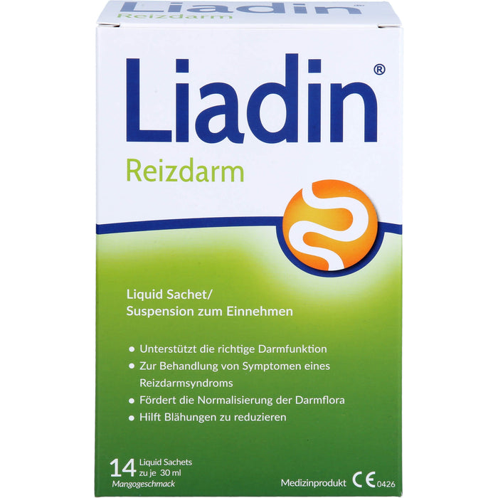 Liadin Reizdarm Suspension zur Behandlung von Symptomen eines Reizdarmsyndroms und zur Förderung der Normalisierung der Darmflora, 14 pc Solution