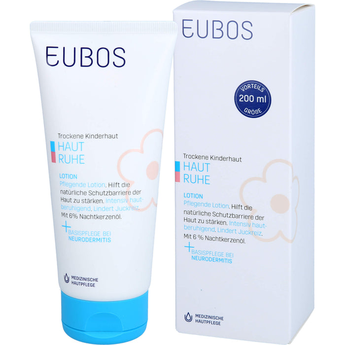 EUBOS Kinder Haut Ruhe Lotion, 200 ml Lotion