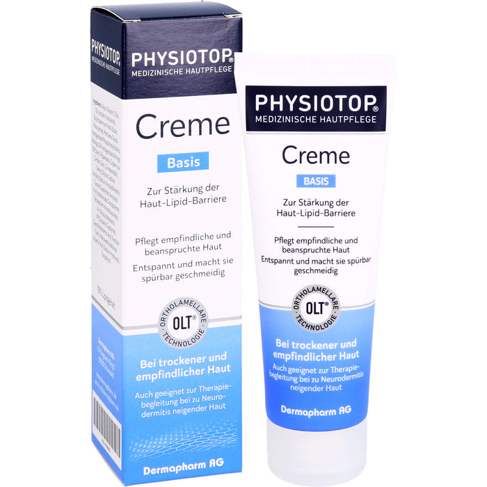 Physiotop Basis Creme zur Stärkung der Haut-Lipid-Barriere pflegt beanspruchte und empfindliche Haut, 75 ml Crème