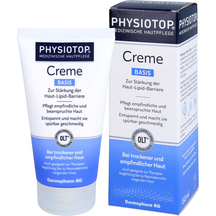 Physiotop Basis Creme zur Stärkung der Haut-Lipid-Barriere, 150 ml Creme