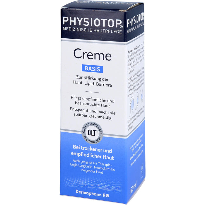 Physiotop Basis Creme zur Stärkung der Haut-Lipid-Barriere, 150 ml Crème