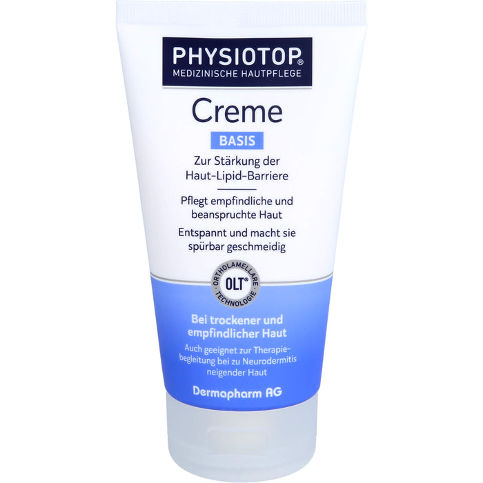 Physiotop Basis Creme zur Stärkung der Haut-Lipid-Barriere, 150 ml Creme