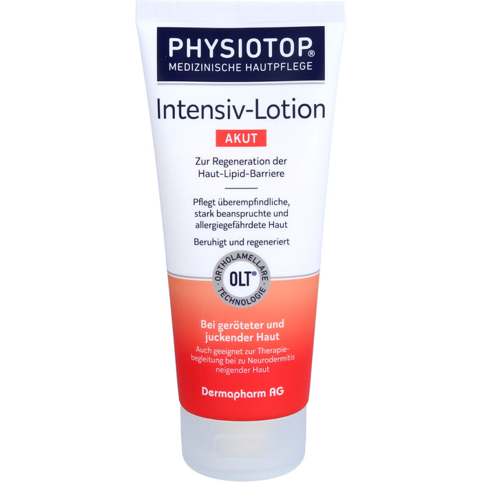 Physiotop Intensiv-Lotion akut bei geröteter und juckender Haut, 200 ml Lotion