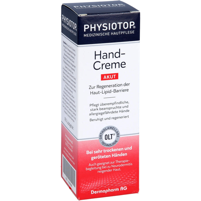 PHYSIOTOP akut Handcreme, 50 ml Crème