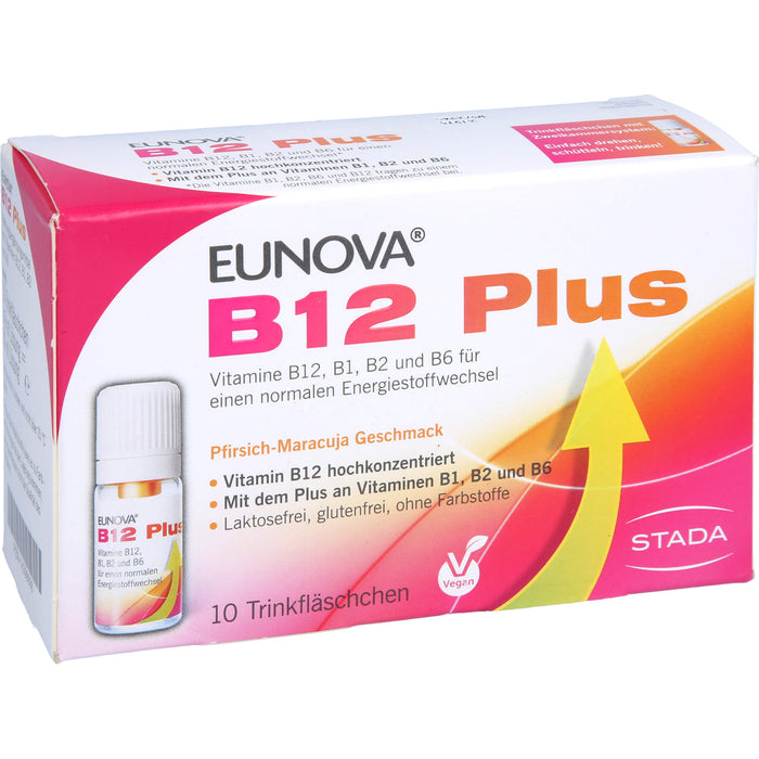 EUNOVA B12 Plus Trinkfläschchen, 10 pc Ampoules