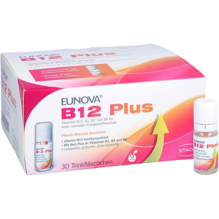 EUNOVA B12 Plus Trinkfläschchen, 30 pc Ampoules