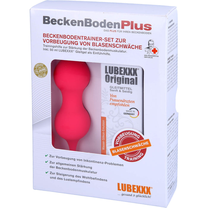 LUBEXXX BeckenBodenPlusSet Vorbeugung Inkontinenz, 1 St