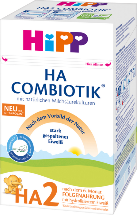 HiPP Milchnahrung HA 2 Combiotik, 600 g Pulver