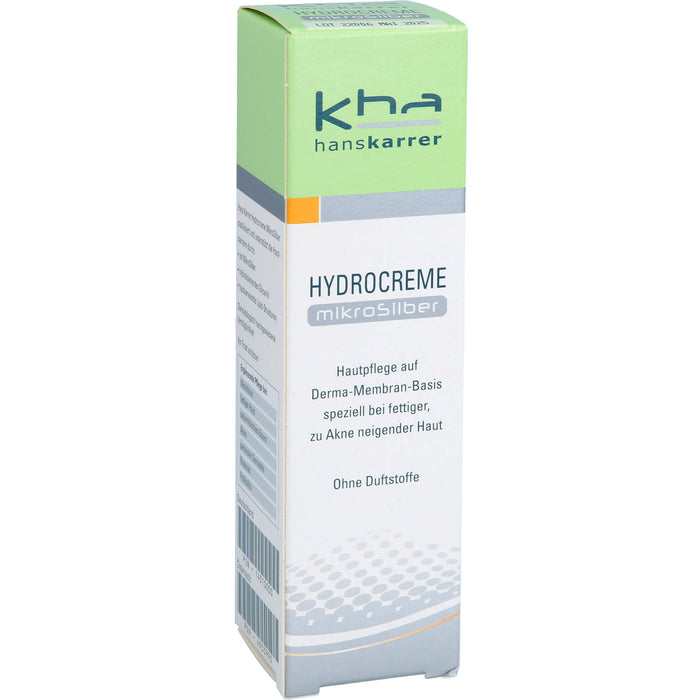 Hans Karrer Hydrocreme Mikrosilber bei normaler bis fettiger Haut, 75 ml Crème