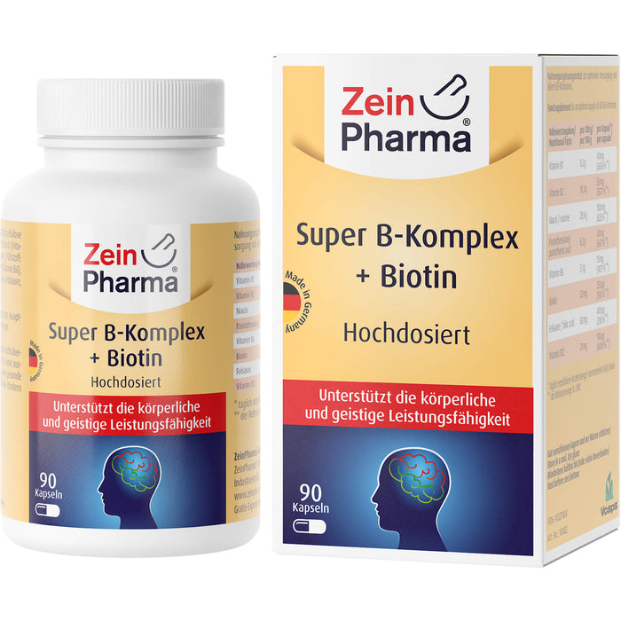 Super B-Komplex + Biotin ZeinPharma, 90 St KAP