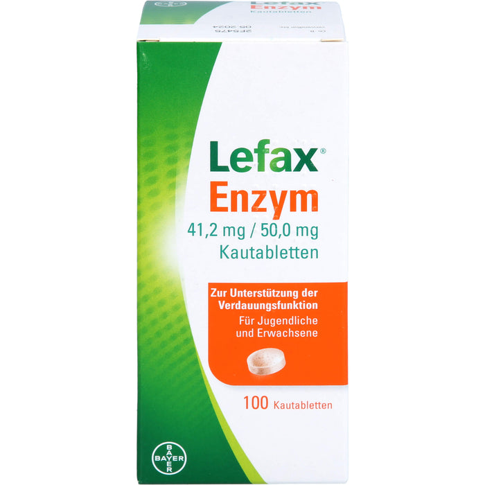 Lefax Enzym, 41,2 mg / 50 mg Kautablette, 100 pcs. Tablets