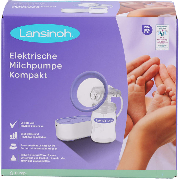 LANSINOH Elektrische Milchpumpe Kompakt, 1 St